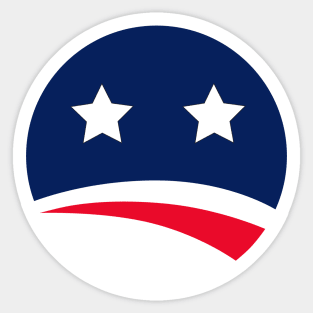 Miserable Americans Comic Book Icon Sticker